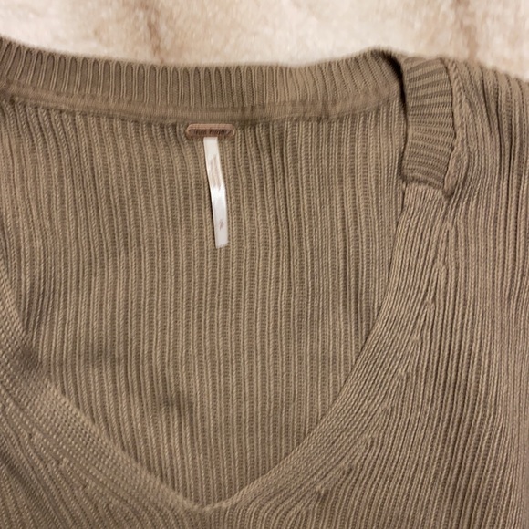 Free People V-Neck Women Sweater Pullover Jacket - Picture 10 of 13